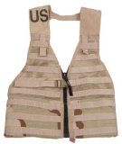 US Vesta MFH MOLLE II, FLC, 3 F. desert, Modular Sys