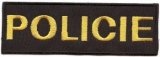 Nášivka Policie malá 12x4cm, suchý zip