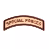 Nášivka gumová JTG Special Forces Tab Rubber Patch, Desert