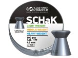 Diabolky JSB SCHaK Light Weight cal. 4,5 mm 500 ks