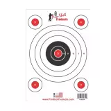 Terč Pro-Shot 9inch x 13inch 5 Bullseye Target, 6 kusů