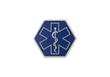 Nášivka JTG Paramedic Hexagon, Modrá