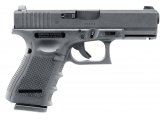 Umarex airsoftová pistole Glock 19 Gen 4 - kovový závěr, blowback, černý