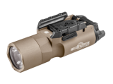 Podvěsná zbraňová svítilna SUREFIRE X300 ULTRA 1000 lm s integrovanou montáží bez šroubu, písková