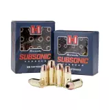 Náboj kulový Hornady, Subsonic, 9mm Luger., 147gr XTP, 1ks