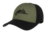 Kšiltovka Helikon Logo Cap - black/olive green