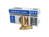 Náboj STV 7,62x25mm Tokarev FMJ, 85gr, 1ks