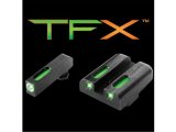 Zvýšená sada TRUGLO mířidel TFX (Tritium/Fiberoptic), Glock 17/19 s tlumičem