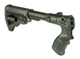 M4 pažba AGRF 870 FK s pistolovou rukojetí pro brokovnice Remington 870, zelená