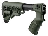 Výsuvná pažba FabDefense AGR 870 FK M4 na Remington 870 zelená