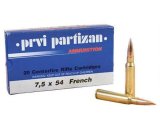 Náboj Prvi Partizan 7,5 x 54 French FMJ 9g 139gr, 1ks