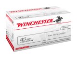 Náboj Winchester 45 Auto FMJ, 230gr