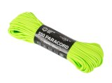 Parašutistická šnůra Helikon Paracord 550 30m - neon green