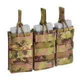 Sumka Defcon 5 na 3 zásobníky typu M4/AK47/SA58 otevřená, Italian Camo