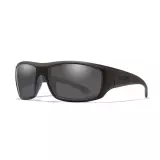 Střelecké sluneční brýle WileyX Omega Captivate Polarized - Smoke Grey/Black Ops - Matte Black