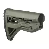 Pažba FabDefense GL-SHOCK M4/M16 s absorbérem zpětného rázu, zelená