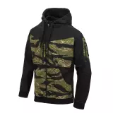 Pánská mikina Helikon Rogue Hoodie, černá / tiger stripe