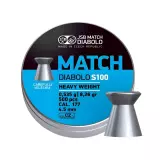 Diabolky JSB MATCH S100  ráže 4,5mm, 500 ks