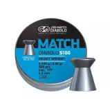 Diabolky JSB Blue MATCH S100 cal. 4,52mm, 500 ks