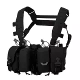 Taktická vesta Direct Action Hurricane Hybrid Chest Rig, Černá