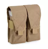 Dvojitá sumka na zásobníky Defcon 5 Outac Double M4 AK Pouch, Coyote Tan