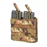 Sumka Defcon 5 na zásobníky typu M4/AK47/SA58 otevřená, Italian Camo