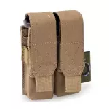 Sumka na 2 zásobníky Defcon 5 Outac Double Pistol  Pouch, Coyote Tan