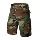 Kraťasy Helikon BDU Shorts - PolyCotton Ripstop, US Woodland