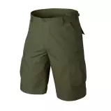 Kraťasy Helikon BDU Shorts - PolyCotton Ripstop, Olive Green