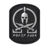 Nášivka Patchzone Molon Labe Spartan, černá