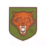 Nášivka JTG Wolf Shield Rubber Patch, Multicolor