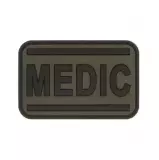 Nášivka gumová JTG Medic Rubber Patch, Forest