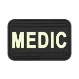 Nášivka gumová JTG Medic Rubber Patch, Glow