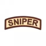 Nášivka gumová JTG Sniper Tab Rubber Patch, Desert