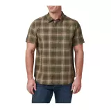 Košile 5.11 Wyatt Print S/S Shirt, Ranger Green Plaid