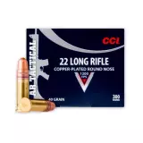 Náboj kulový CCI .22LR Tactical, 40gr, CPRN