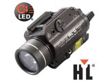 Podvěsná zbraňová LED svítilna Streamlight TLR-2 HL, 1000 lm, červený laser + stroboskop