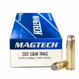 Náboj Magtech ráže .500 SW Magnum SJSP-FLAT 25,92g 400gr, 1ks