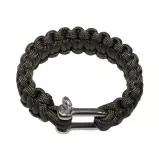 Náramek MFH Paracord 2,3 cm s přezkou, olivový, vel. S