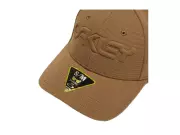 651781676535844-oakley-6-panel-stretch-hat-emossed-brown-3.webp