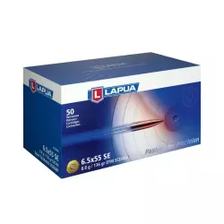 Náboj Lapua 6,5x55 SE GB546 Scenar-L, 8,8g/136gr, 1 ks